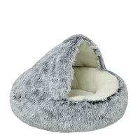 Petmonde-Lit en peluche pour chat, panier de couchage chaud pour petit chien et chat-1-50x50cm-Petmonde
