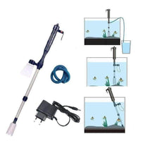 Petmonde-Pompe de nettoyage électrique avec filtre pour sable et gravier pompe de vidange aspirateur aquarium-Aquarium Cleaning Supplies-AC 220-240 V et/ou piles-6970859390055-Petmonde