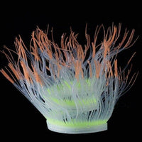 Petmonde-Corail fluorescent en silicone forme remodelable décoration pour aquarium-Decoration-Orange-Petmonde