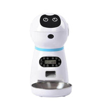 Petmonde-Distributeur de croquettes automatique avec enregistrement vocal distributeur de nourriture 4 repas pour chien et chat-chien--Petmonde