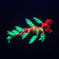 Petmonde-Dragon fluorescent en silicone lumineux suspendu flottant décoration d'aquarium-Decoration--Petmonde