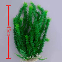 Petmonde-Grande plante artificielle ornement en plastique non-toxique décoration d'aquarium-Decoration--Petmonde