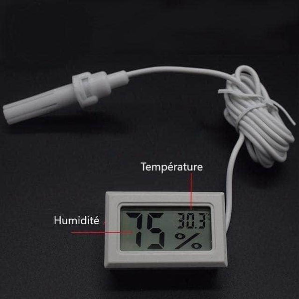INKPET Reptile Terrarium Thermometer Hygrometer with Max/min Record Digital  Display for Bearded Dragon Tank Accessories Crested Gecko Snake Leopard