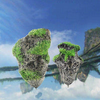 Petmonde-Île flottante en résine rocher suspendu artificiel belle décoration d'aquarium-Decoration--Petmonde
