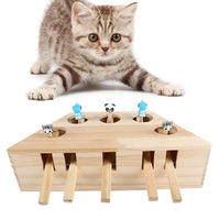 Petmonde-Jouet interctif pour chat jeu de la taupe pour chaton-chat--Petmonde