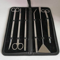 Petmonde-Kit de 6/10 outils aquascaping d'aquarium en acier inoxydable pince ciseaux spatule pour plantation et entretien d'aquarium-entretien-T3-Petmonde