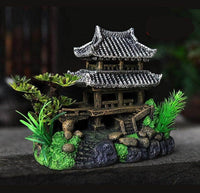 Petmonde-Maison grande taille en résine style Japon féodal décoration d'aquarium-Decoration--Petmonde