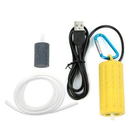 Petmonde-Mini pompe d'oxygène ultra-silencieuse USB pompe à air pour aquarium-Filtration et pompes-Jaune-Petmonde