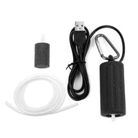 Petmonde-Mini pompe d'oxygène ultra-silencieuse USB pompe à air pour aquarium-Filtration et pompes-Noir-Petmonde