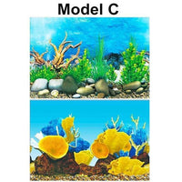 Petmonde-Mur de fond décoration d'aquarium double face paysage fond d'aquarium-Decoration-C-50x100cm-Petmonde