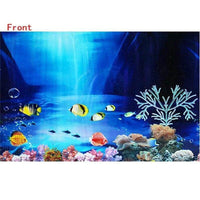 Petmonde-Mur de fond paysage marin poster de décoration double face pour aquarium-Decoration--Petmonde