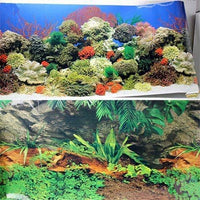 Petmonde-Photo de fond poster auto-adhésif monde sous-marin 3D pour aquarium 8 tailles-Decoration-009-30cm x 60cm-Petmonde