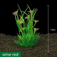Petmonde-Plante aquatique artificielle décorative ornements pour aquarium-Decoration-Rouge-Petmonde