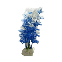 Petmonde-Plante artificielle de décoration aquarium fausse plante-Decoration-10cm bleu-Petmonde