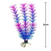 Petmonde-Plantes sous-marines artificielles décoration pour aquarium plusieurs tailles/couleurs-Decoration-violet 1-Petmonde