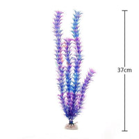 Petmonde-Plantes sous-marines artificielles décoration pour aquarium plusieurs tailles/couleurs-Decoration-violet 4-Petmonde