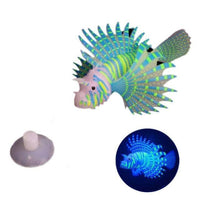 Petmonde-Poisson-lion flottant fluorescent en silicone rascasse volante décoration aquarium-Decoration-1-Petmonde
