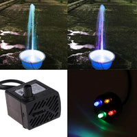 Petmonde-Pompe à eau submersible ultra-silencieuse fontaine avec LED d'aquarium 3W-Filtration et pompes--Petmonde