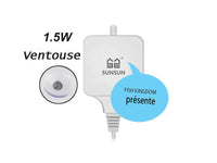 Petmonde-SUNSUN mini pompe à air suspendu via ventouse pour oxygéner l'eau de l'aquarium-Filtration et pompes-1.5W carrée-Petmonde