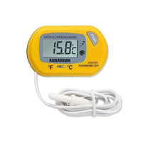 Petmonde-Thermomètre digital avec LCD outil de mesure pour aquarium 6 styles différents-Accessoires-Jaune-Petmonde