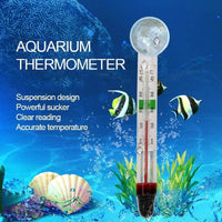 Petmonde-Thermomètre submersible étanche en verre outil de mesure accessoire pour aquarium-Accessoires--Petmonde