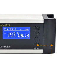 Petmonde-Thermostat régulateur de température écran LCD minuterie avec capteur de température double sorties chauffage/refroidisseur et éclairage pour aquarium-Accessoires--Petmonde